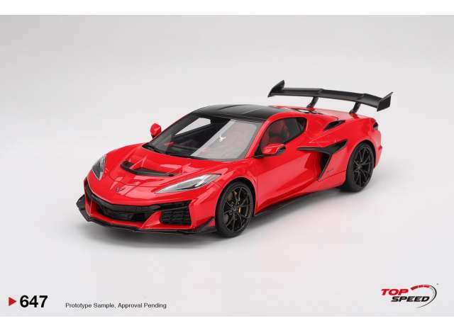 1:18 Chevrolet Corvette ZR1, torch red 2025 - TS0647