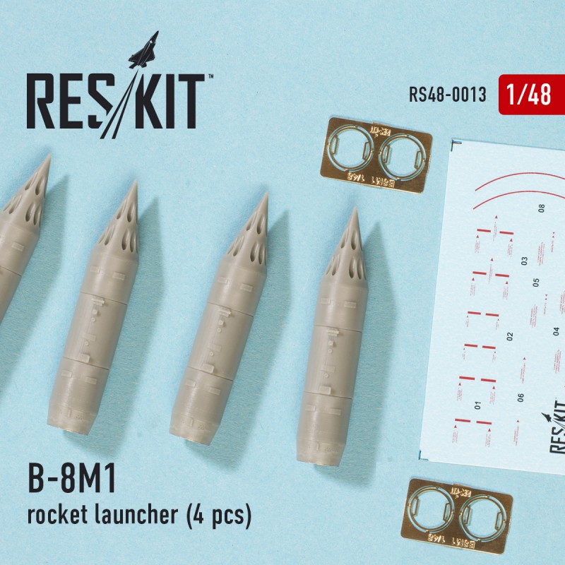 1:48 B-8М1 Rocket Launcher (2 Pcs.) - RS48-0013