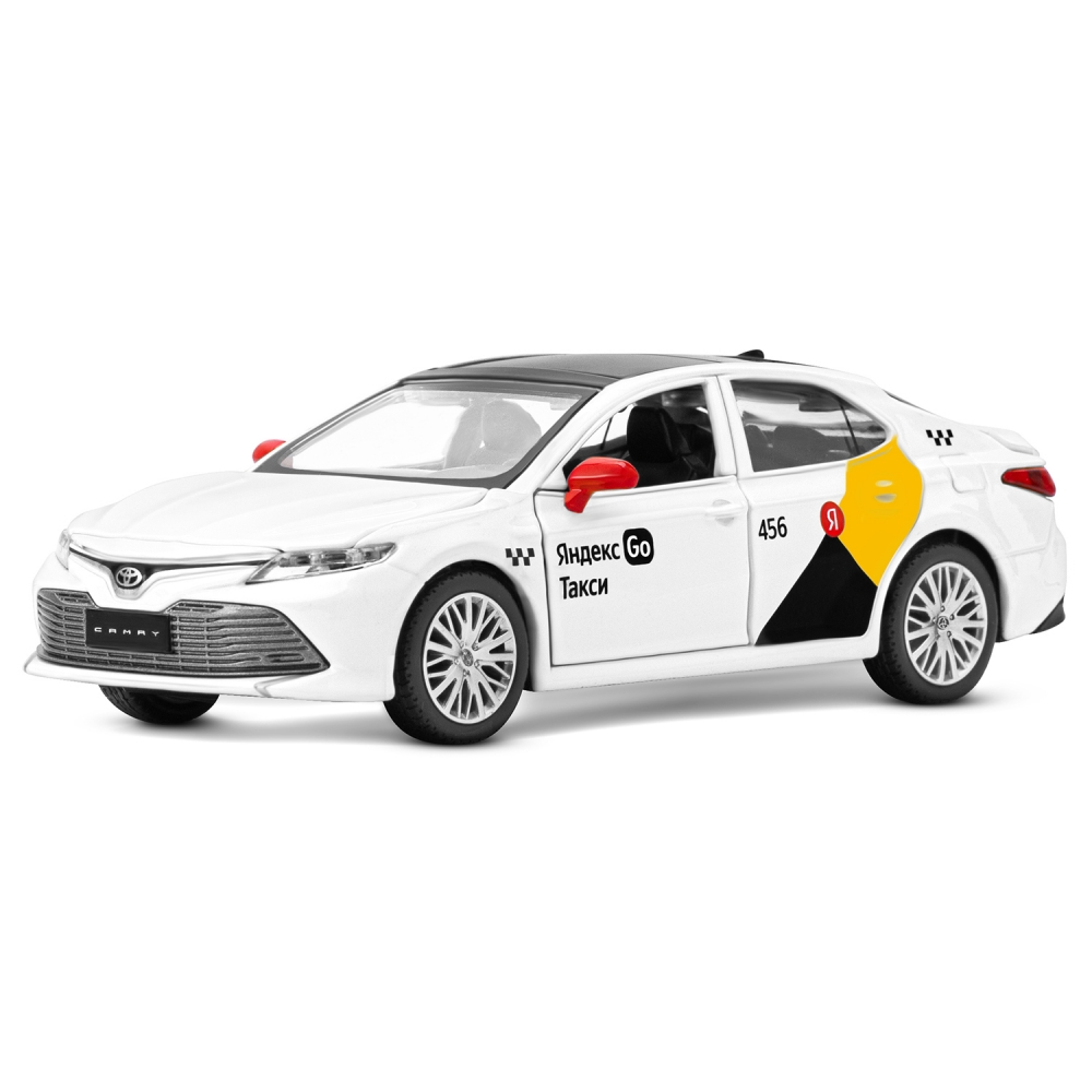 1:34 TOYOTA Camry, Яндекс Go, белый, озвучено Алисой - JB1251483