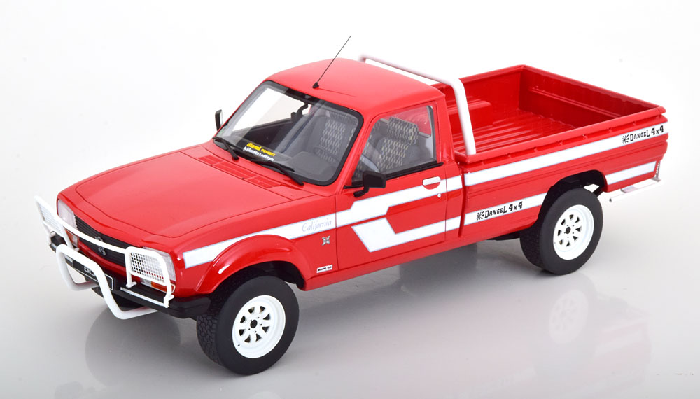 1:18 PEUGEOT 504 Pick Up Dangel, red white - OT436