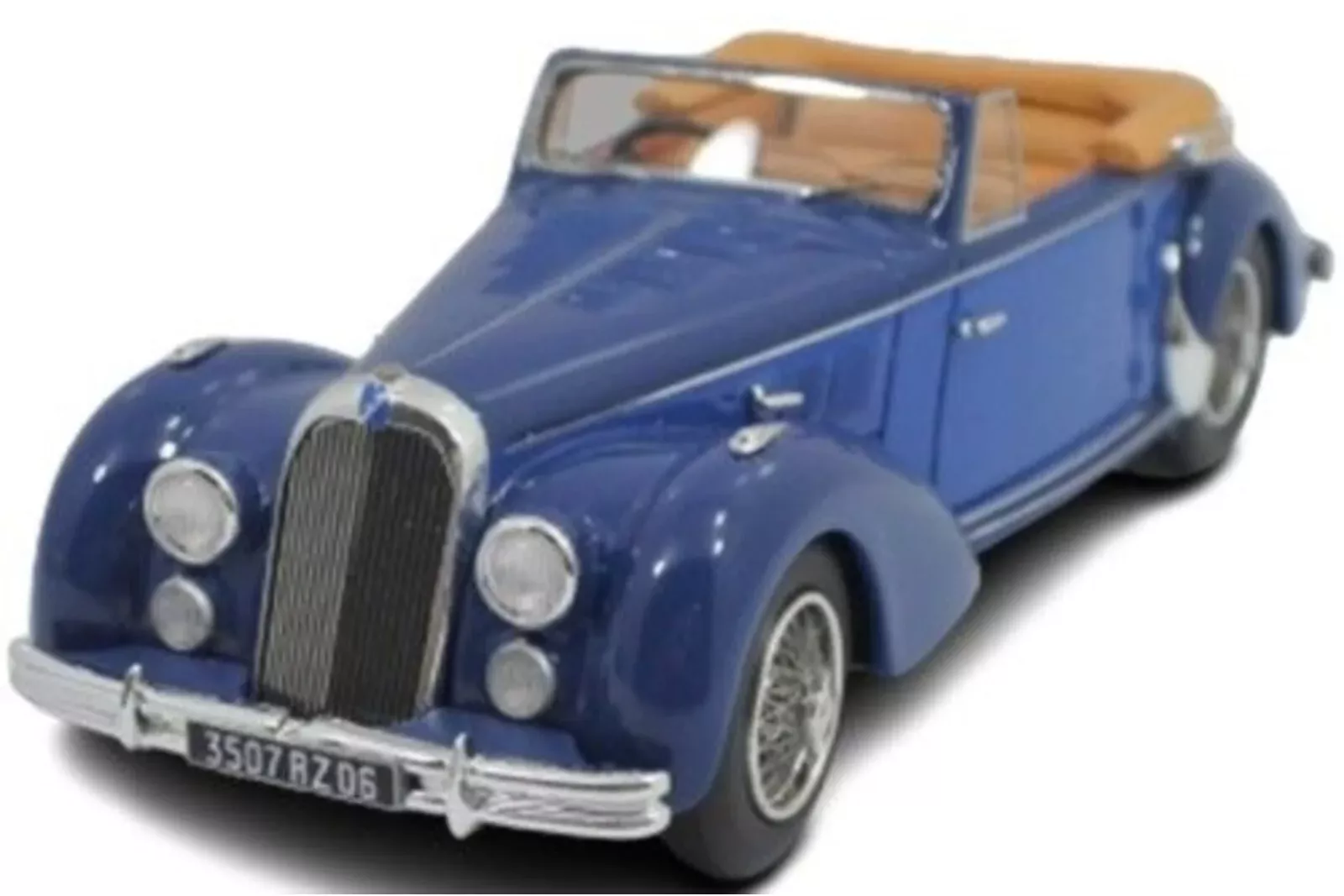 1:43 TALBOT-Lago T26 Record Cabriolet Top Down (1948, Two-tone Blue - EMEU43011C