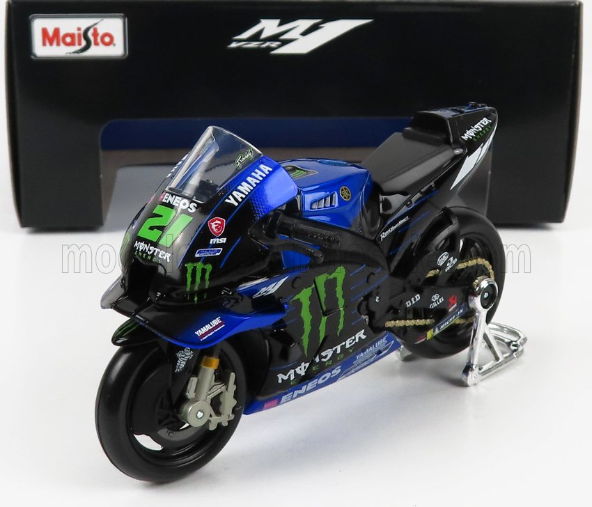 1:18 YAMAHA Yzr-m1 Team Yamaha Monster Energy N 21 Motogp Season (2022) Franco Morbidelli, Blue - 34373M