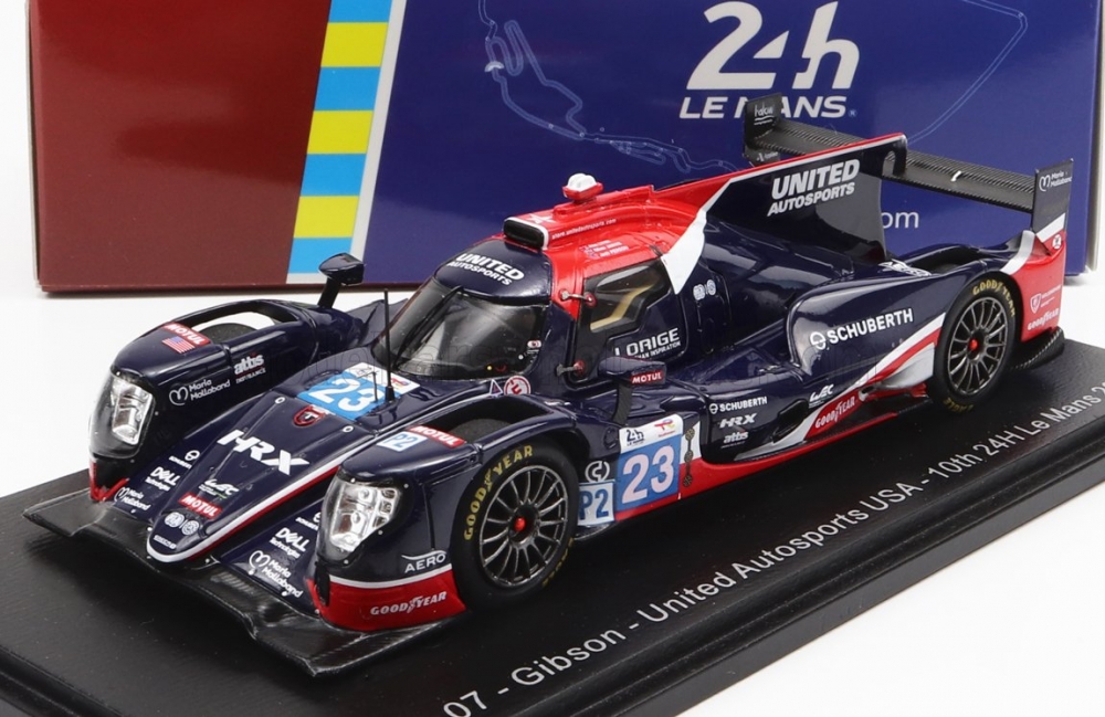 1:43 ORECA Gibson 07 Gk428 4.2l V8 Team United Autosports Usa N23 24h Le Mans (2022) A.Lynn - O.Jarvis - J.Pierson, Black Red - S8623
