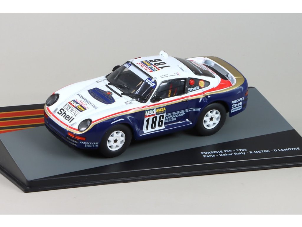 1:43 PORSCHE 959 Paris-Dakar Rally R.Metge D.Lemoyne (1986) - POR055