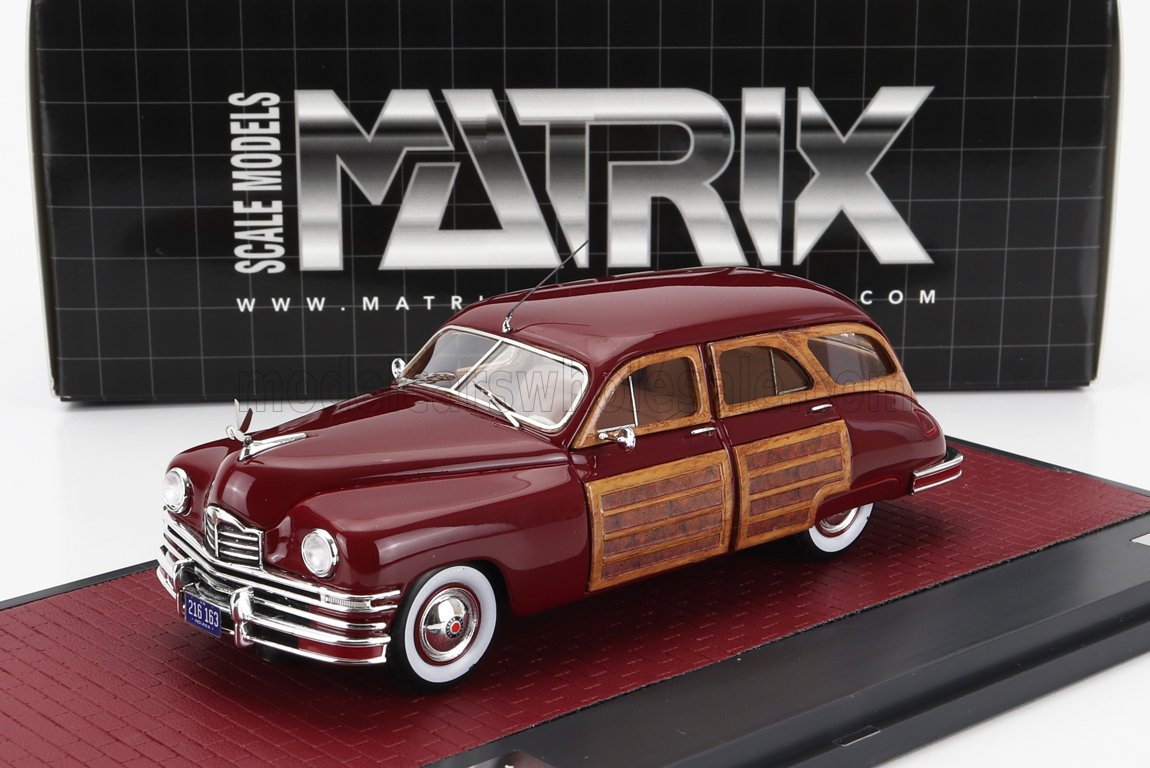 1:43 PACKARD 8 Eight Station Sedan (1948), Red Wood - MX21601-063