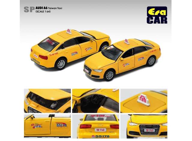 1:64 AUDI A6 *Taiwan Taxi*, yellow - 20A6SP23