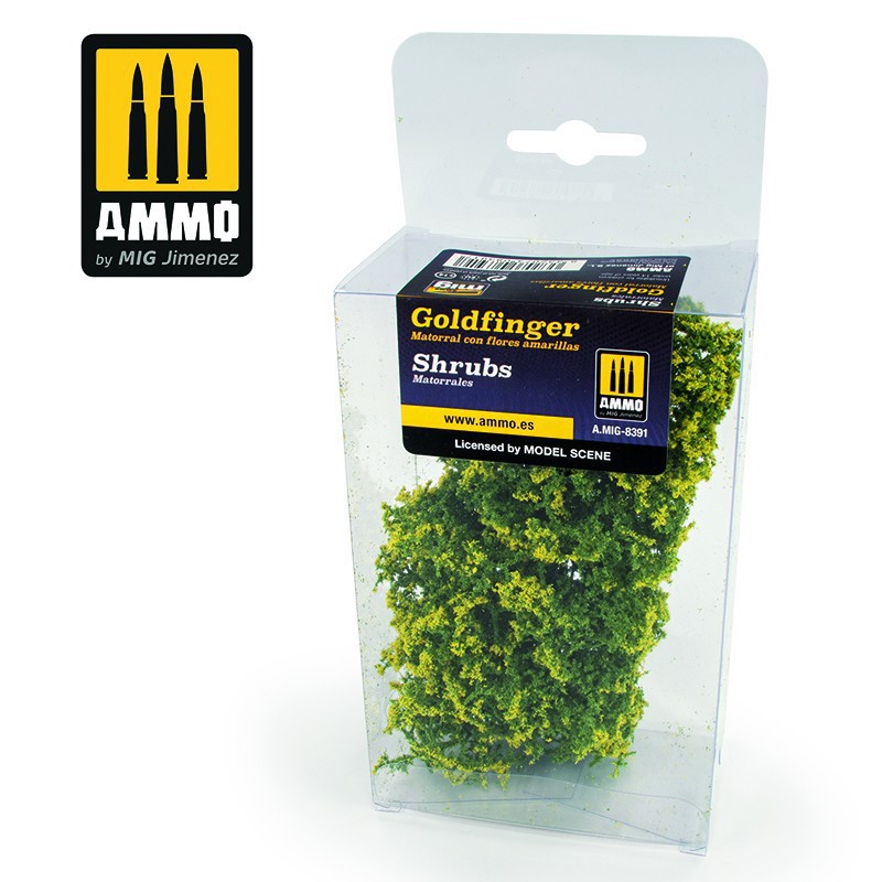 Kустарник с желтыми цветами Shrubs – Goldfinger - A.MIG-8391