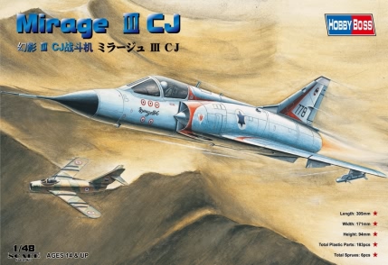 1:48 Сборная модель Французский истребитель Mirage IIICJ - 80316