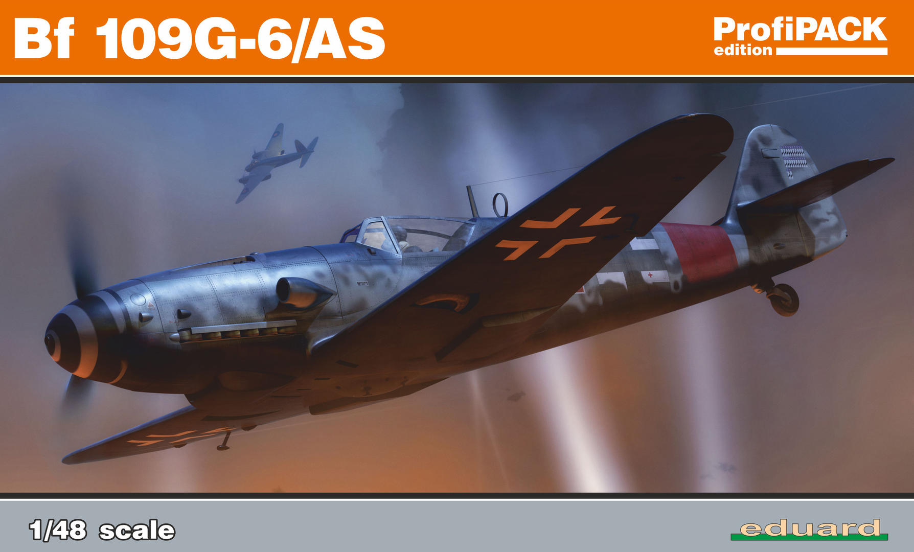 1:48 Сборная модель Bf 109G-6/ AS - 82163