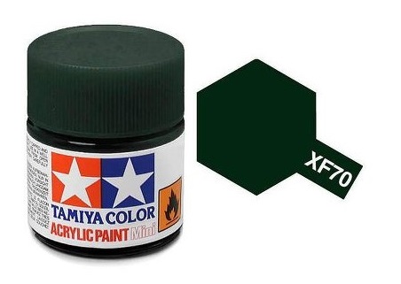 XF-70 Dark Green 2 (краска акриловая, темно-зеленый матовый), 10мл. - 81770