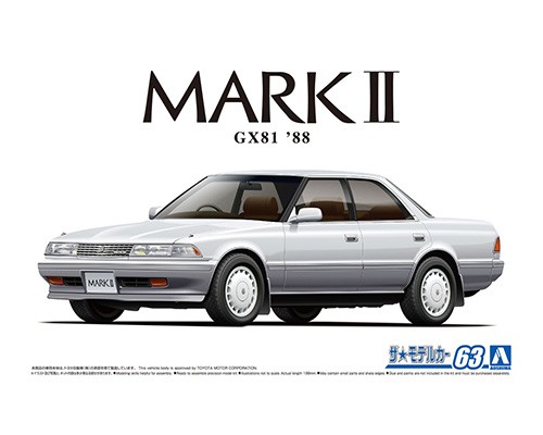 1:24 Сборная модель Toyota Mark2 GX81 2.0 Grande Twincam24 88 - 05924