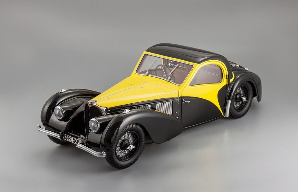 1:12 BUGATTI Type 57SC Atalante 1937 (yellow) - 7828-Z75Y