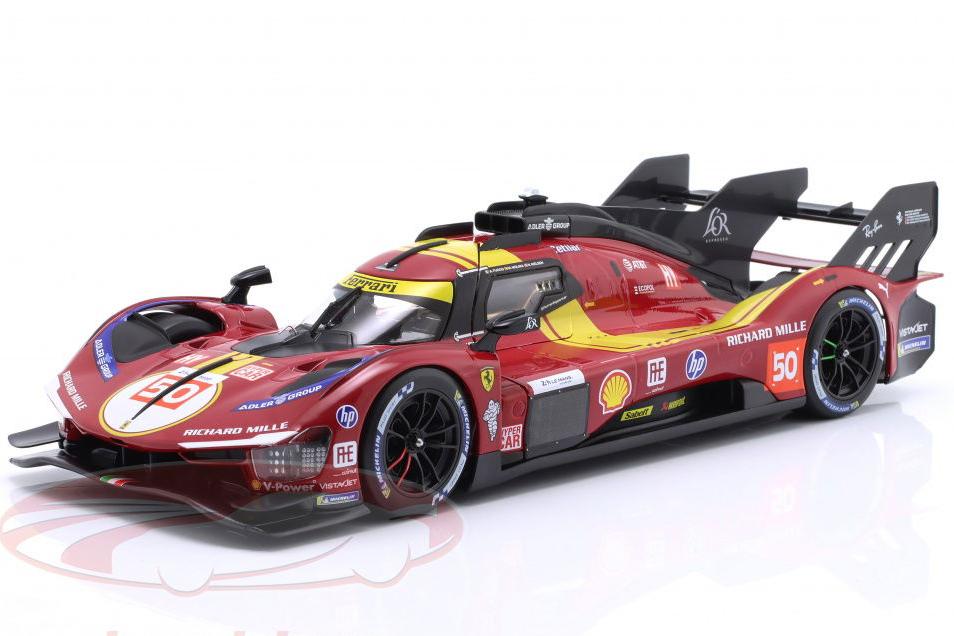 1:18 FERRARI 499P №50 24h LeMans Antonio Fuoco, Nicklas Nielsen, Miguel Molina (2025) - 16306