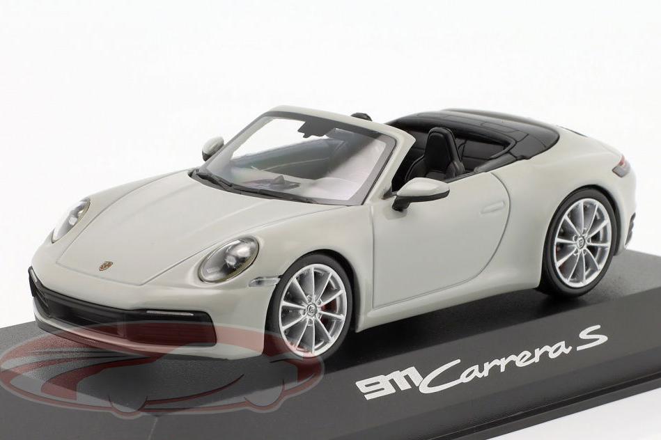 1:43 PORSCHE 911 (992) Carrera S Cabriolet (2019), light grey - WAP0200310PCSC
