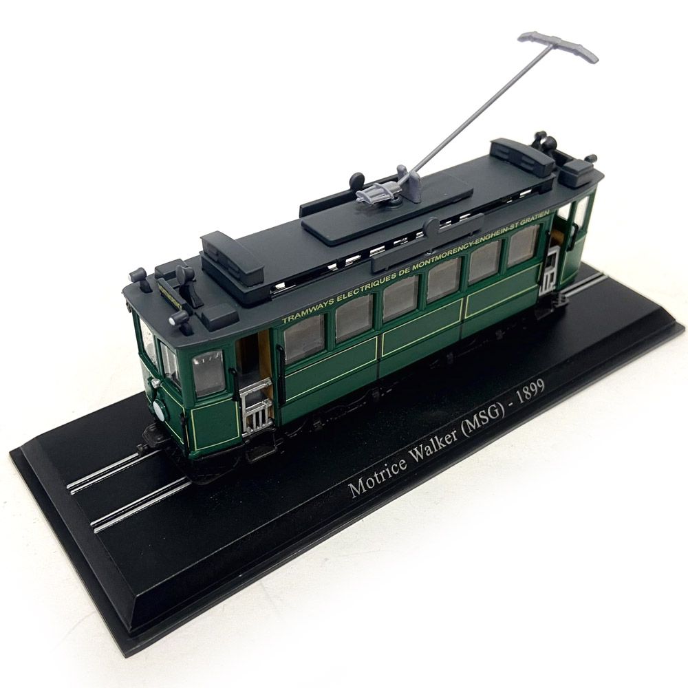 1:87 Трамваи. Motrice Walker Tram (Монморанси, Франция 1899), зеленый - 637947