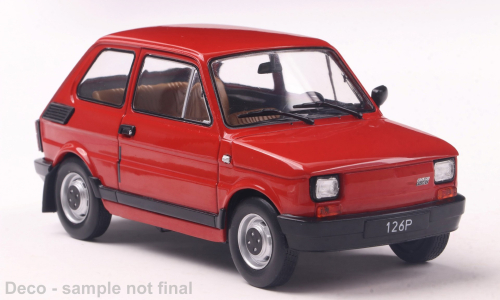 1:24 FIAT 126p (1985), red - WB124249