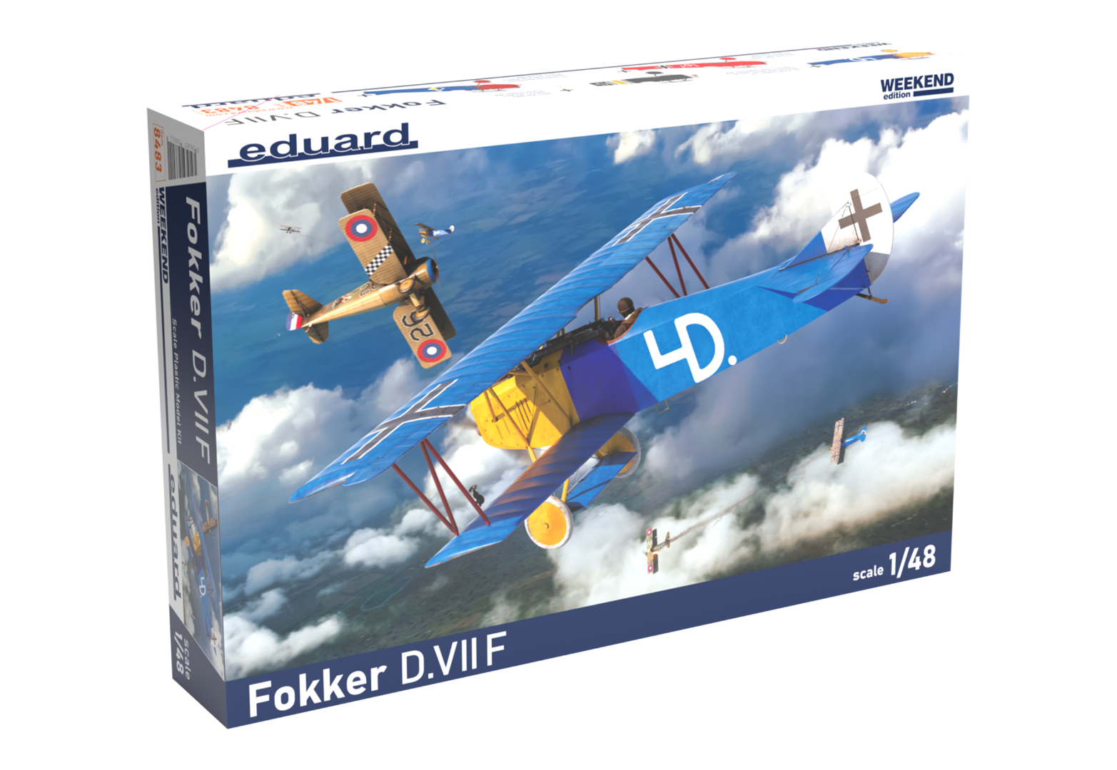 1:48 Сборная модель Fokker D.VIIF - Weekend Edition - 8483