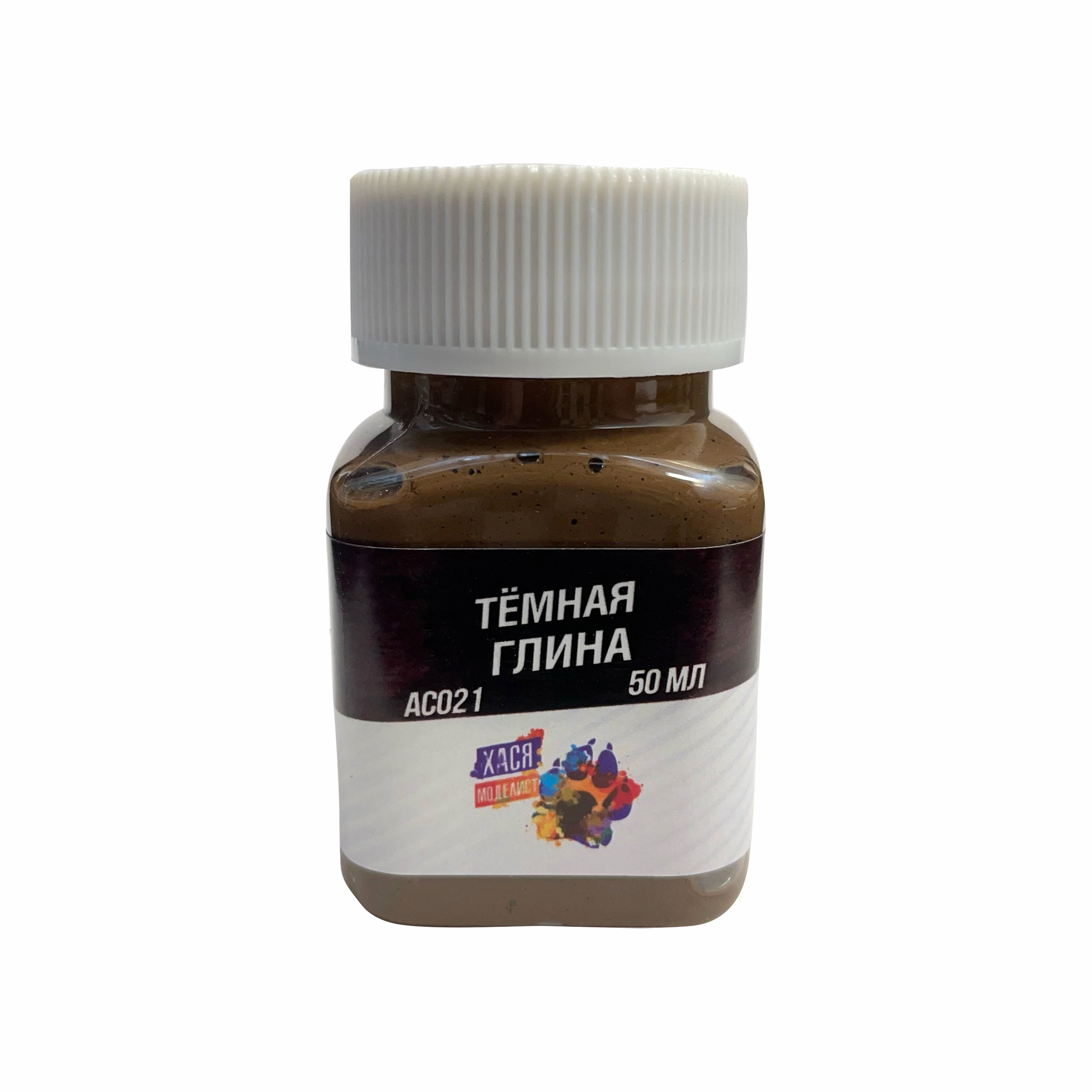 Смесь акриловая Тёмная глина, крупнозернистая, 50 мл - АС021