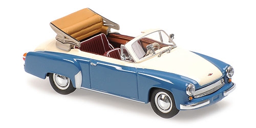 1:43 WARTBURG A 311 CABRIOLET - 1958 - GREY/WHITE - 940015930