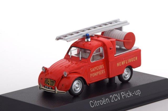 1:43 CITROEN 2CV Pick-Up with Ladder 'Pompiers' (пожарный) 1963 - 156076