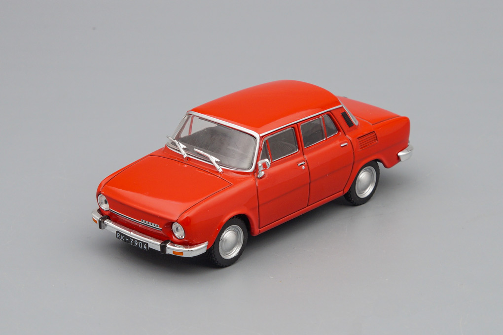 1:43 SKODA-100, Автолегенды СССР 188, red - AL188-X3