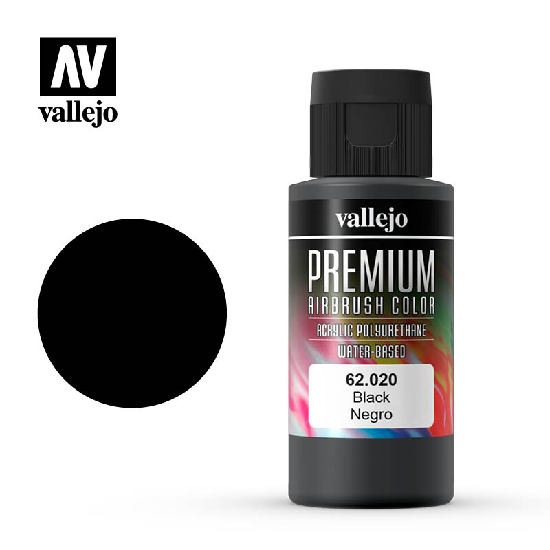 Краска акрил-уретановая Premium Color Черный/Black - 62020