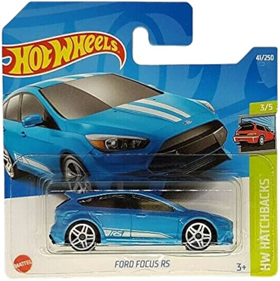 1:64 FORD Focus RS, blue - HCV28-M7C8