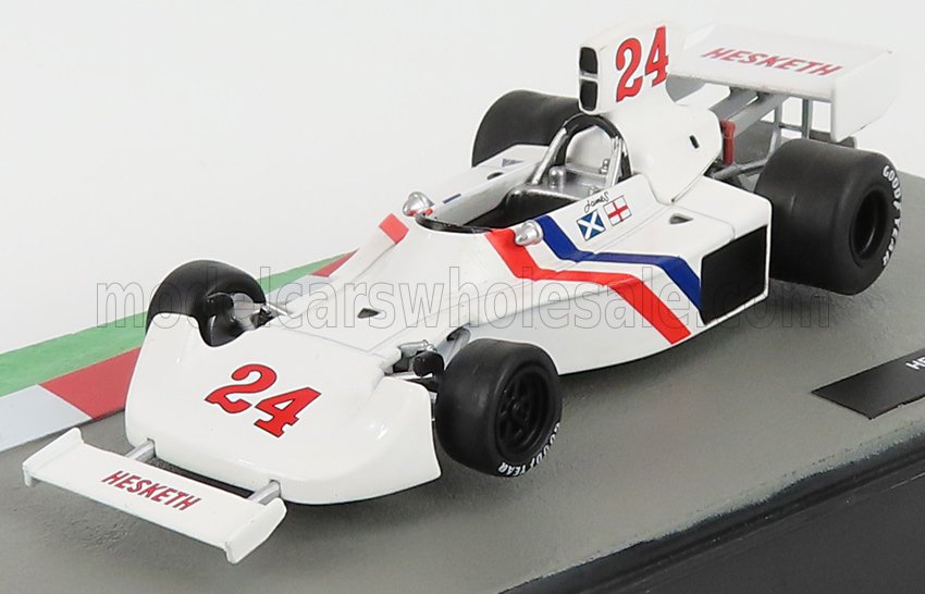 1:43 HESKETH F1 308b N 24 Season 1975 James Hunt, White - F1THECARCOLL039