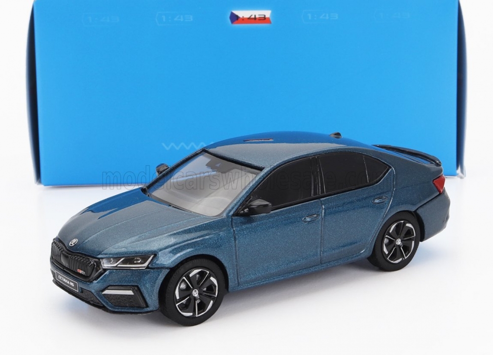 1:43 SKODA Octavia Iv Rs (2020), Blue Petrol Met - 037KP