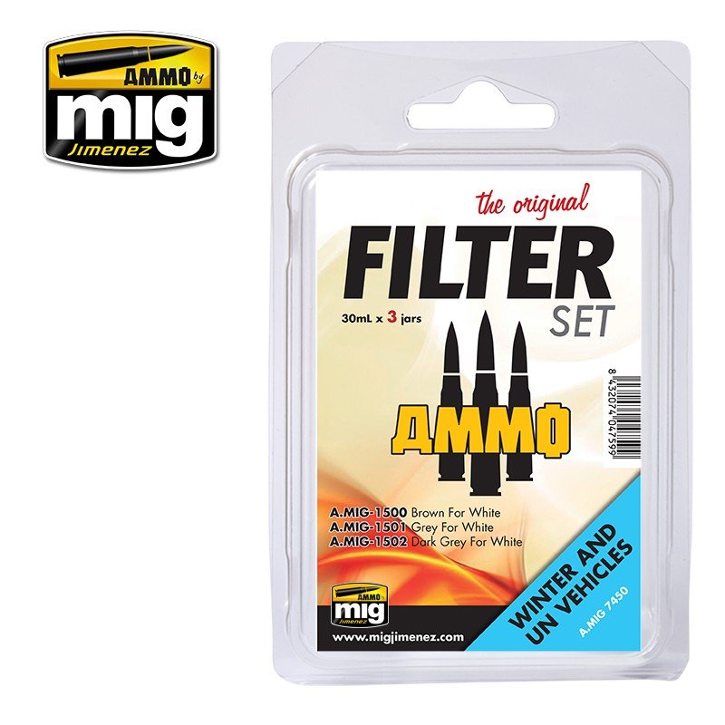 Набор из трех фильтров 'FILTER SET FOR WINTER AND UN VEHICLES' (длязимней окраски и техники ООН) - AMIG7450
