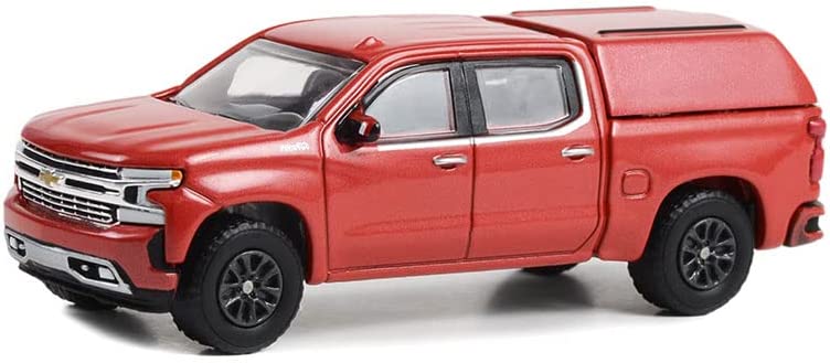 1:64 CHEVROLET Silverado LTD High Country Camper Shell (2022) Cherry Red Tintcoat - 68020C