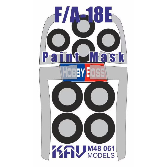 1:48 Окрасочная маска на F/A-18E (HobbyBoss) - M48 061