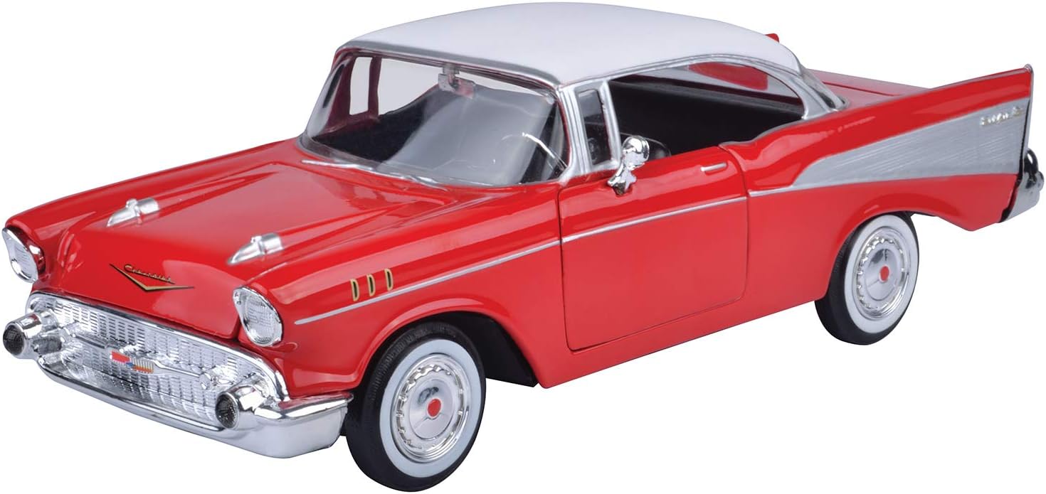 1:24 CHEVROLTET Bel Air Hardtop (1957), red / white - 73228RED/WHITE