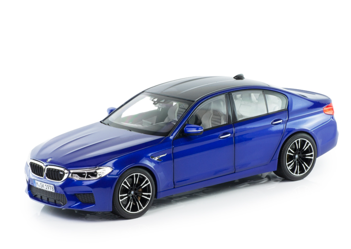 1:18 BMW M5 F90 Limousine (2018), Marina Bay Blue - 80432454783-X1