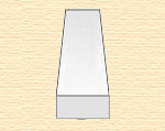 Полоска пластиковая 0,5х2,0 мм, 10 шт/уп. - EVG124