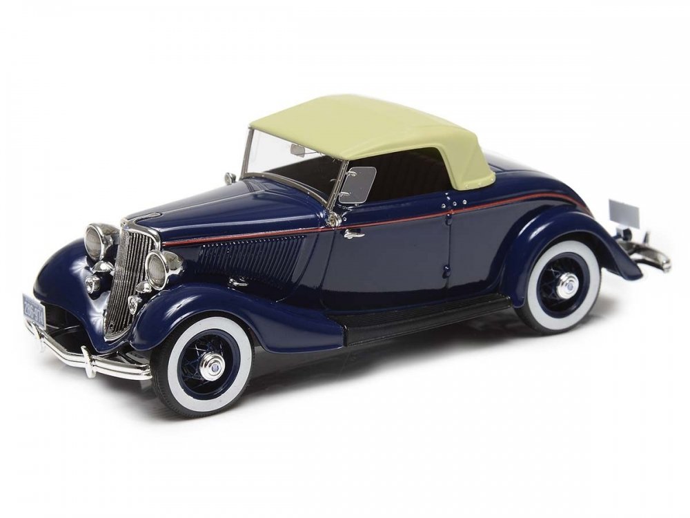 1:43 Ford Model 40 roadster top up 1933 (blue) - EMUS43074B