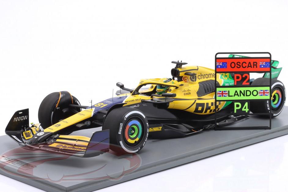 1:12 McLAREN MCL38 #81 2nd Monaco GP Formula 1 Oscar Piastri (2024) - 12S049
