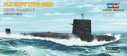 1:700 Сборная модель Подводная лодка The PLA Navy Type 039G submarine - 87020