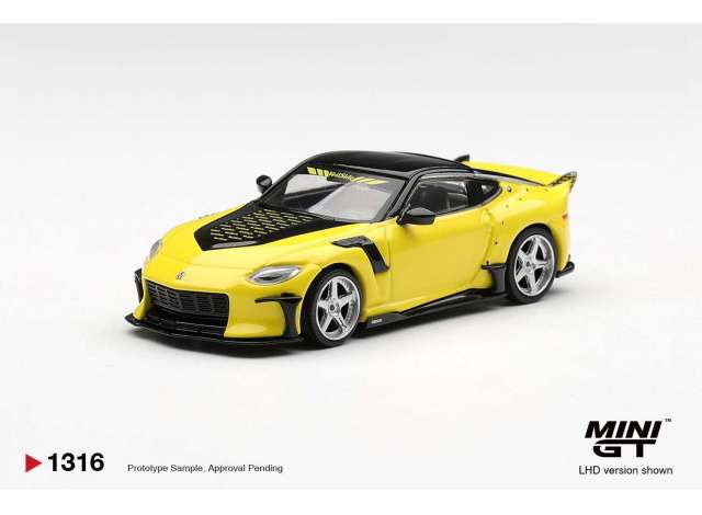 1:64 NISSAN FFZ400 Veilside (2025) RHD, ikazuchi yellow - MGT01316-R