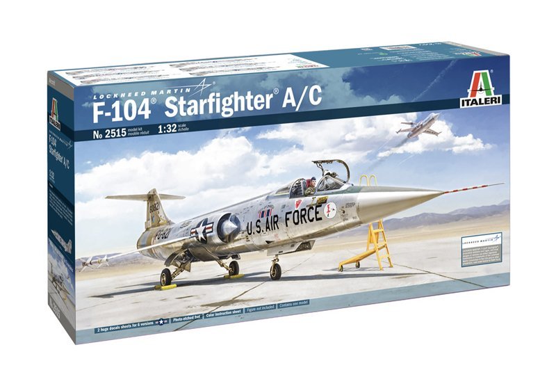 1:32 Сборная модель Самолет F-104 STARFIGHTER A/C - 2515