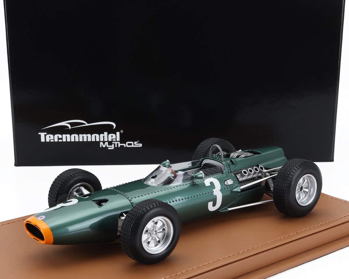 1:18 BRM F1 P261 №3 Winner Monaco Gp (1965) Graham Hill, Green Met - TM18-177B