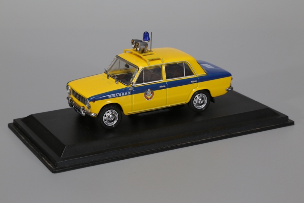 1:43 Волжский 2101 Милиция ГАИ, лимонный - EVRM0143-06