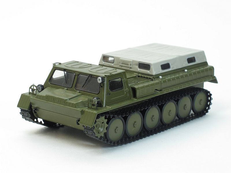 1:43 Горький 71 (ГТ-СМ) снегоболотоход, хаки - SSM3001