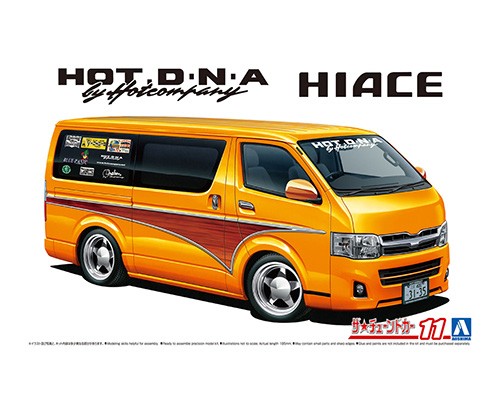 1:24 Сборная модель Toyota HiAce HotCompany TRH200V 12 - 05948