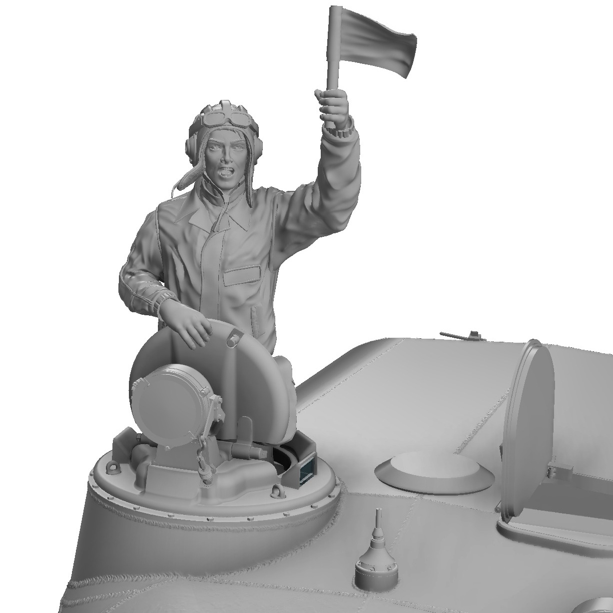 1:35 Командир танка 60-х годов №2 - FL35013