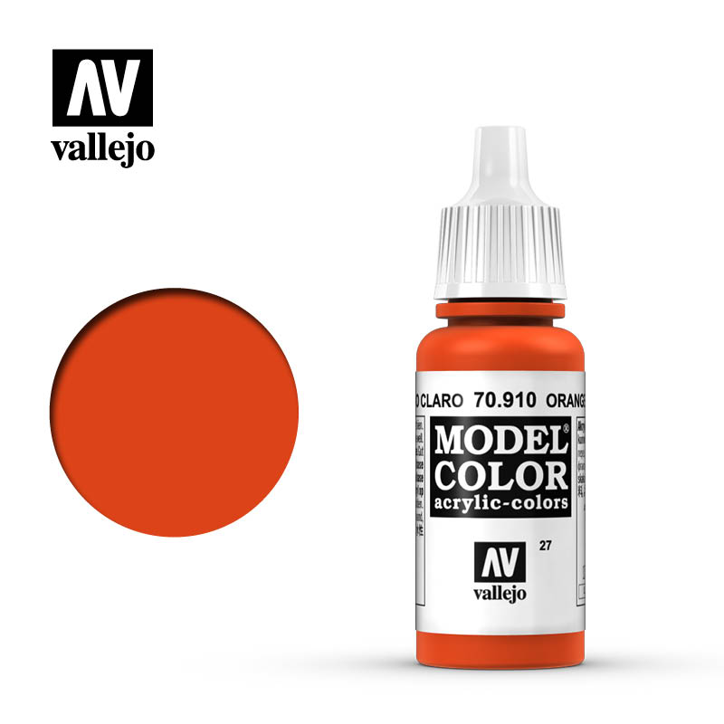 Краска акриловая `Model Color Красно-оранжевый/ Orange red - 70910