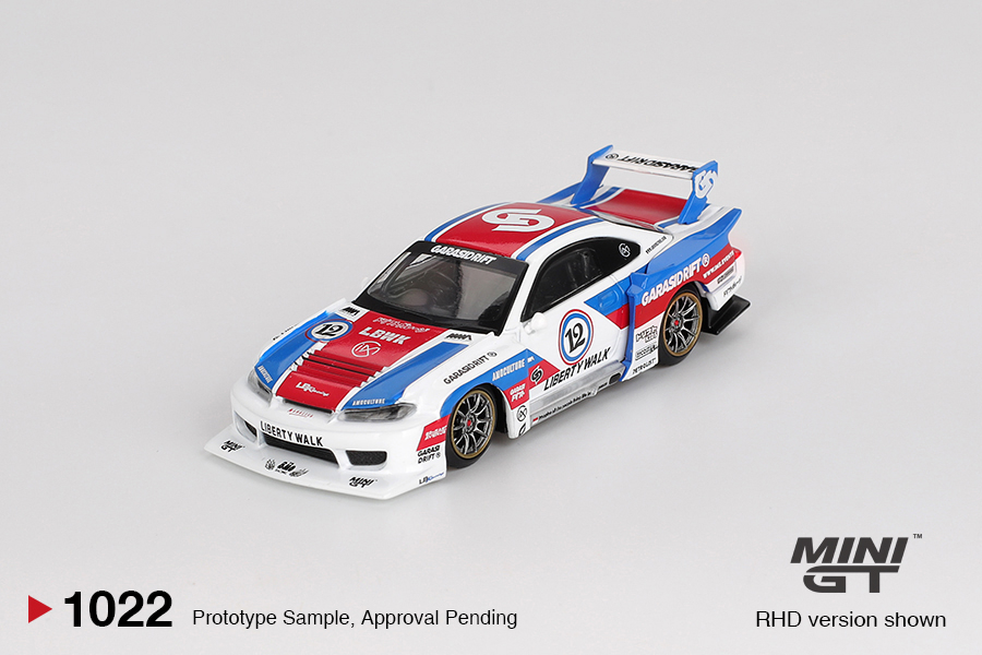 1:64 NISSAN LB-Super Silhouette S15 SILVIA GARASIDRIFT x LBWK (2025) - MGT01022