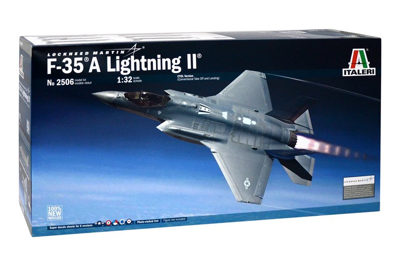 1:32 Сборная модель Самолет F-35A Lightning II - 2506