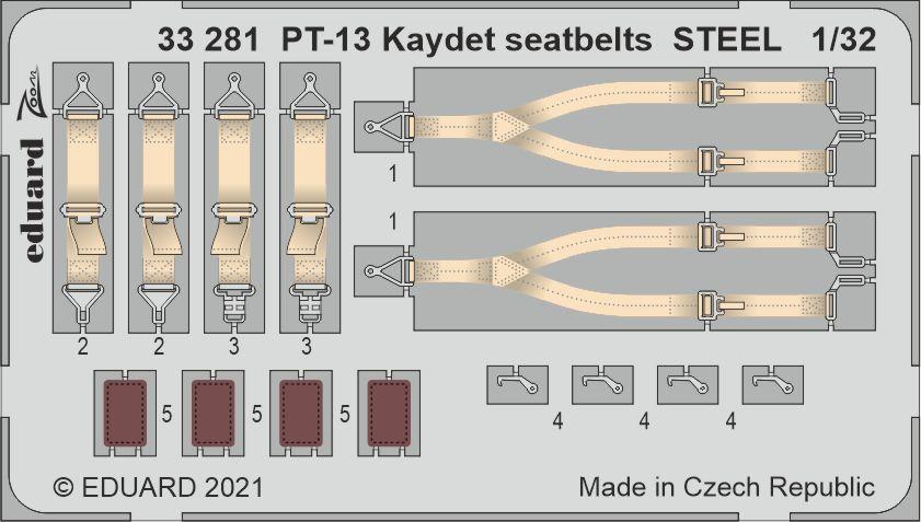 1:32 Набор фототравления для PT-13 Kaydet - BIG33135
