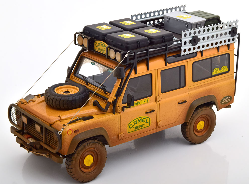1:18 LAND ROVER 110 Camel Trophy Support Unit Sabah-Malaysia (1993), Dirt Look - ALM810309